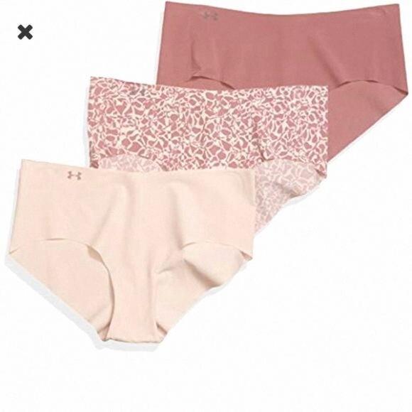 🌹MEGA SALE🌹 Under Armour 3 Pack Pure Stretch Beige 667 1325659 Size Women's - Picture 2 of 13